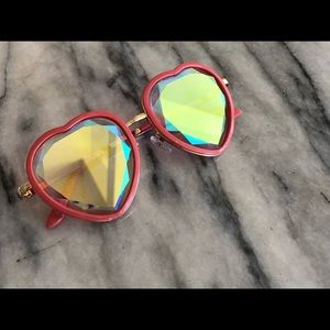 HOLES Holographic Heart Glasses/Sunglasses